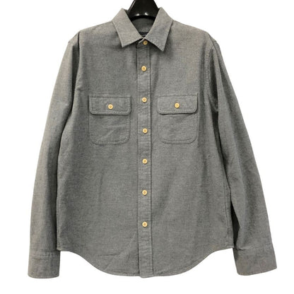 極美品◆アバクロンビー&フィッチ 長袖シャツ コットン グレー メンズ サイズS Abercrombie&Fitch 【AFB5】