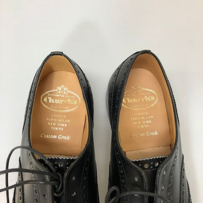 チャーチ チェットウィンド フルブローグ ブラック メンズ サイズ6.5 Church ビジネスシューズ 約25.0cm【LA】【中古】