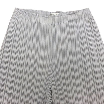 プリーツプリーズ ワイドパンツ PP73-JF144 ポリエステル レディース グレー サイズ5 PLEATS PLEASE 【AFB3】