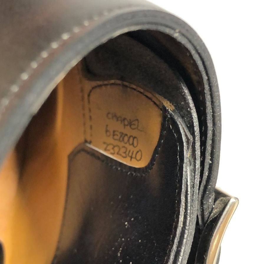 ジョンロブ チャペル ダブルモンク カーフ ブラック 6E メンズ JOHNLOBB ビジネスシューズ 約24.5cm【LA】【中古】