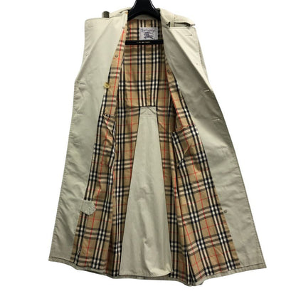 中古◆バーバリー トレンチコート 90年代 白タグ ベージュ レディース サイズ11AB Burberry 【AFF19】