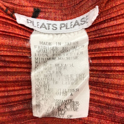 美品◆プリーツプリーズ イッセイミヤケ ノースリーブワンピース Tiger Cat Korean Fork Art Minwa Dress レディース サイズ3 PP83-JH719 PLEATS PLEASE ISSEY MIYAKE 【AFB10】