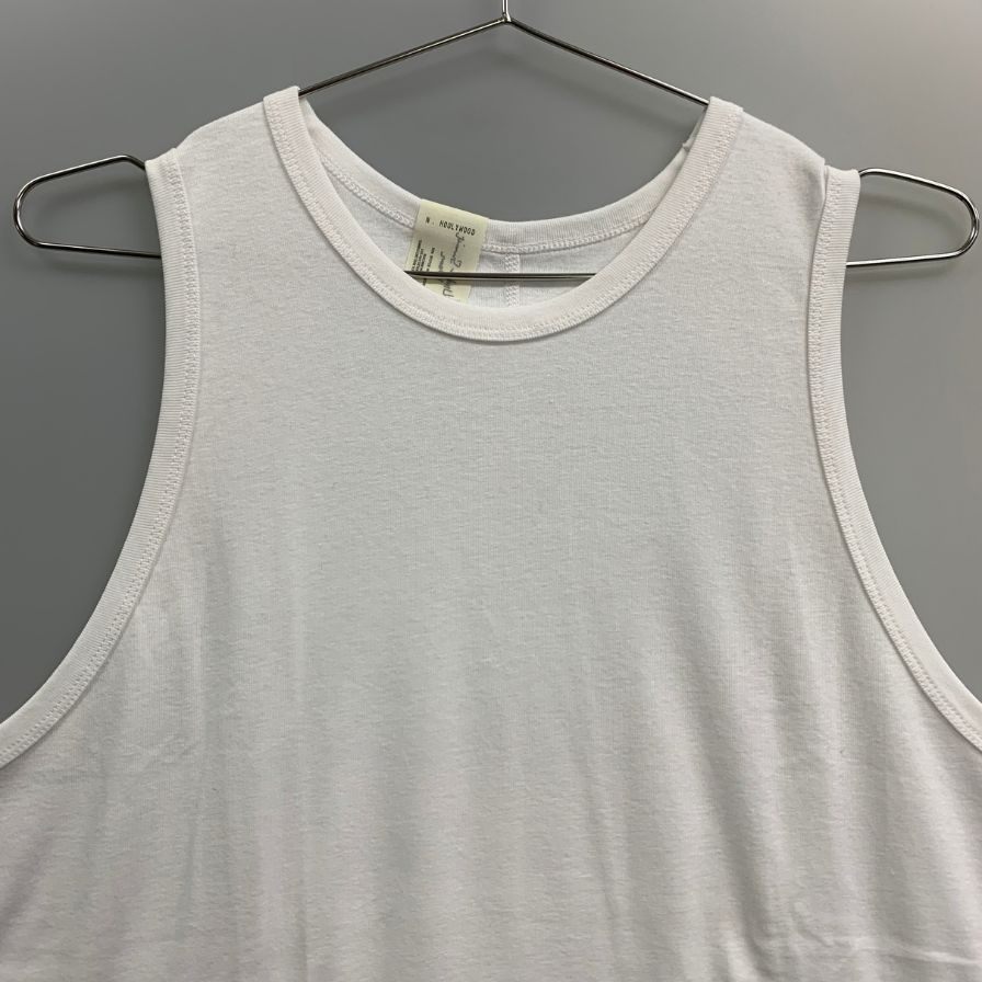 極美品◆エヌハリウッド タンクトップ 26RCH-007 ホワイト メンズ サイズ36 N.HOOLYWOOD 【AFB47】