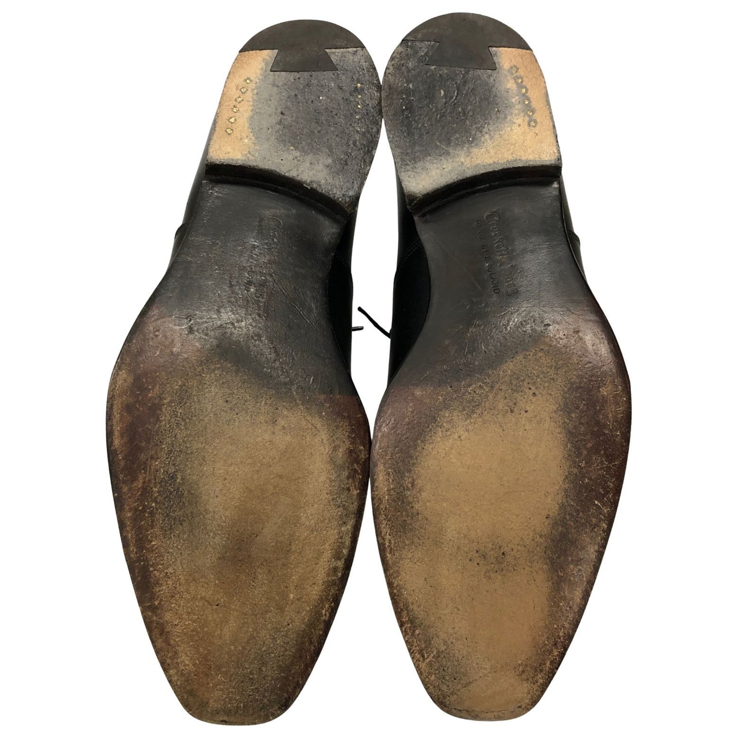 クロケット&ジョーンズ レザーシューズ BELGRAVE ストレートチップ サイズ8.5 メンズ ブラック CROCKETT&JONES ビジネスシューズ 約27.0cm【LA】【中古】