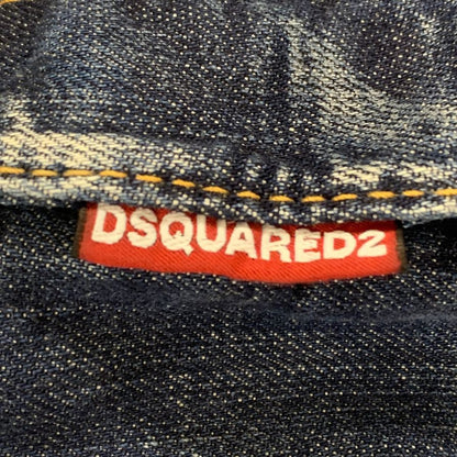 ディースクエアード デニムパンツ cool girl jean エイジング加工 コットン ポリウレタン サイズ40 レディース ブルー DSQUARED2 【AFB41】