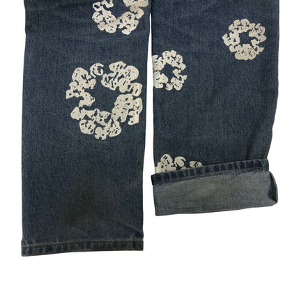 リーバイス×デニムティアーズ フラワープリント デニム メンズ サイズ30 ブルー系  Levi's Denim Tears 【AFB19】
