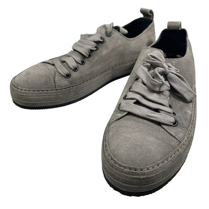 アン ドゥムルメステール スニーカー スエード メンズ サイズ42 グレー系 Ann Demeulem eester 約27.0cm【AFC36】
