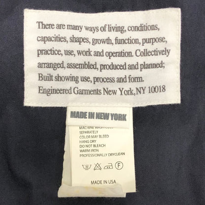 美品◆エンジニアド ガーメンツ 綿100% シャツ メンズ サイズ XS ネイビー ENGINEERED GARMENTS 【AFB13】