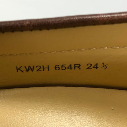 リーガル ドライビングレザーシューズ KW2H  654R メンズ サイズ24.5cm ブラウン REAGAL 約24.5cm【AFD4】