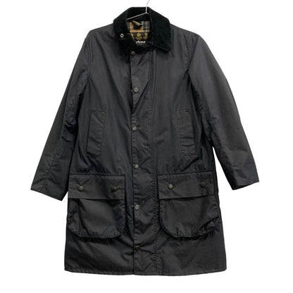 バブアー SL ボーダー ワックスド コート 英国製 メンズ サイズ 34 ダークネイビー Barbour【LA】