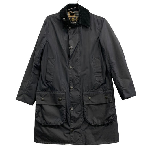バブアー SL ボーダー ワックスド コート 英国製 メンズ サイズ 34 ダークネイビー Barbour【LA】