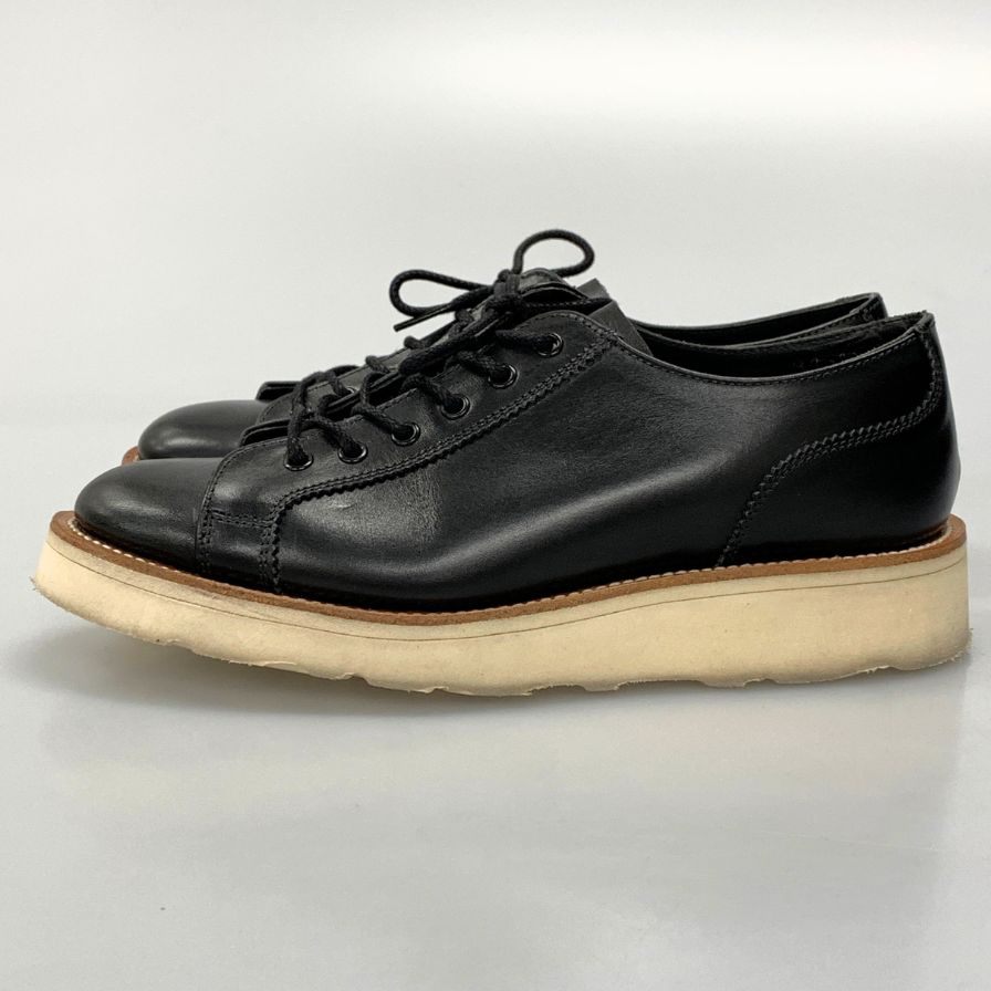 トリッカーズ レースアップシューズ モンキーシューズ L6474 ローカット ブラック メンズ サイズ6 Tricker’s ビジネスシューズ 約24.0cm【LA】【中古】