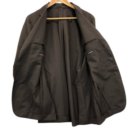 美品◆カルーゾ テーラードジャケット バタフライ ブラウン メンズ サイズ表記なし CARUSO 【AFB5】