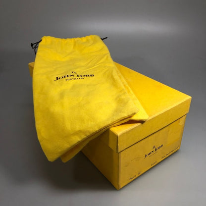 ジョンロブ フィリップ2 レザーシューズ ミュージアムカーフ ブラウン 6E JOHNLOBB ビジネスシューズ 約24.5cm【LA】【中古】