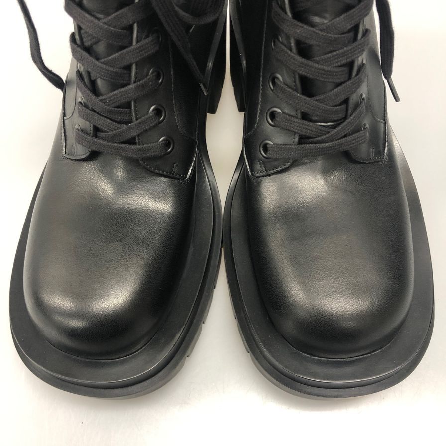 ボッテガヴェネタ ブーツ LUG ANKLE ブラック サイズ37 レディース BOTTEGA VENETA 約23.5cm【AFD9】