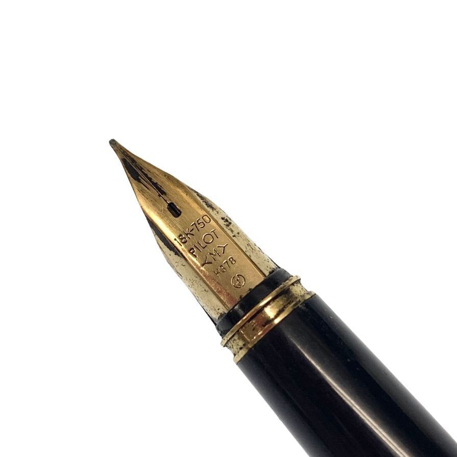 中古◆パイロット 万年筆 國光会 静 千鳥金蒔絵 ペン先18k PILOT【AFI4】