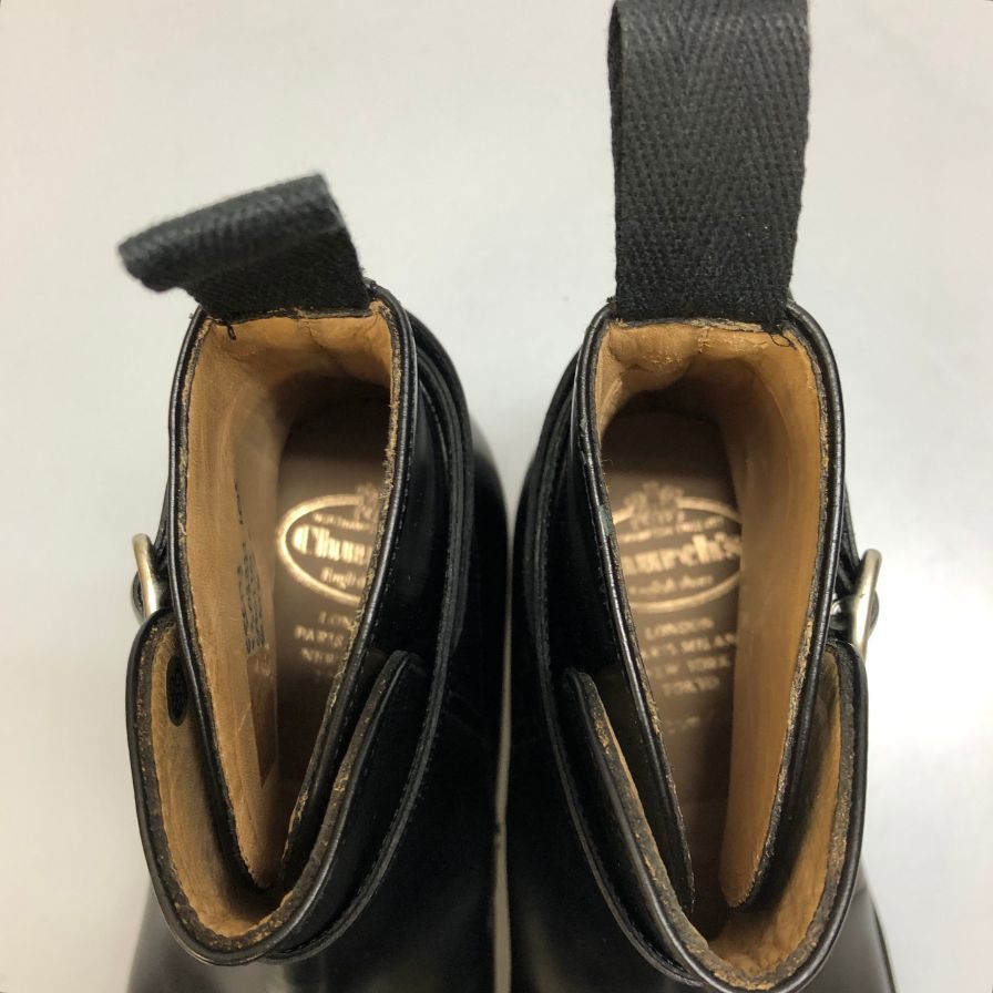 チャーチ ブーツ ジョッパーブーツ BLETSOE R サイズ65 メンズ ブラック Church's ブーツ 約25.0cm【LA】【中古】