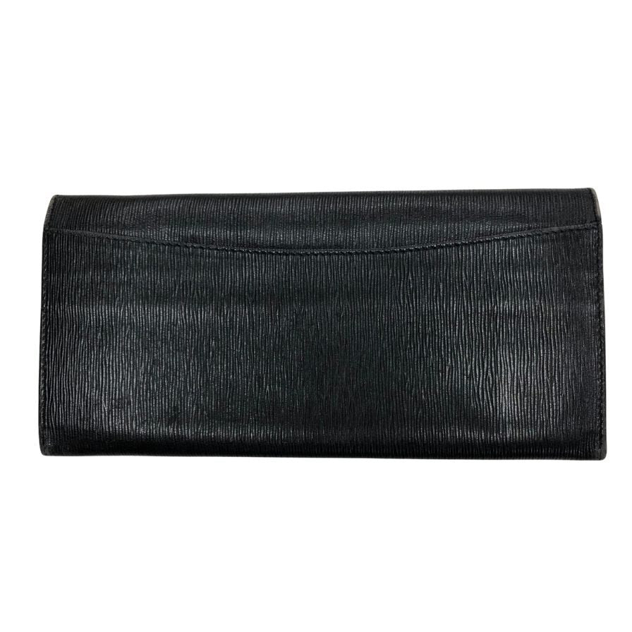 極美品 Nina Ricci ニナリッチ 二つ折り 財布 黒 ミニ コンパクト ニナリッチ 二つ折り 長財布 ウォレット 札入れ 小銭入れ