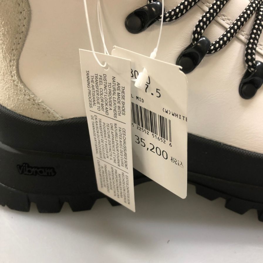 メレル ブーツ トレッキングブーツ Bristol MID レディース サイズ24.5 ブラック ホワイト系 MERRELL 約24.5cm【AFD6】