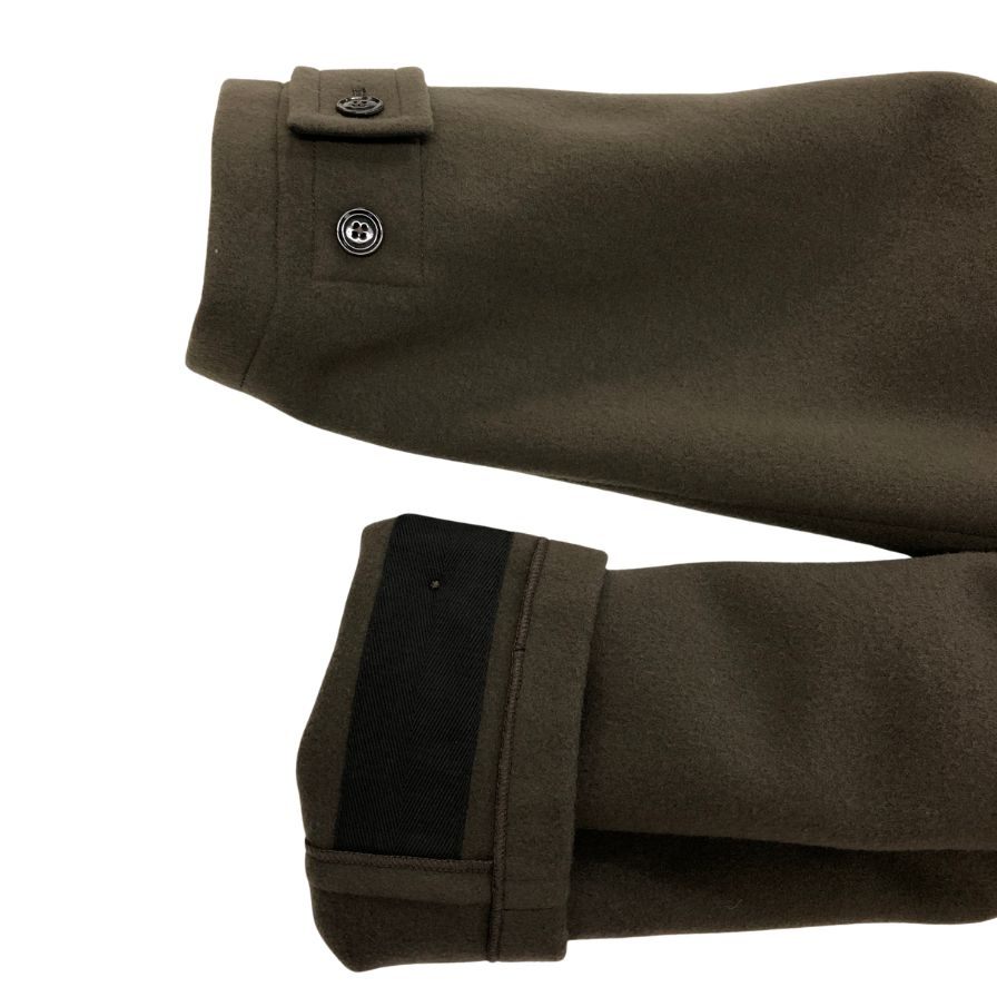 美品◆ルメール ラップコート ダブルウール CO1037 LF1116 Dark Squirrel メンズ サイズM ブラウン LEMAIRE Dark Squirrel 【AFF22】