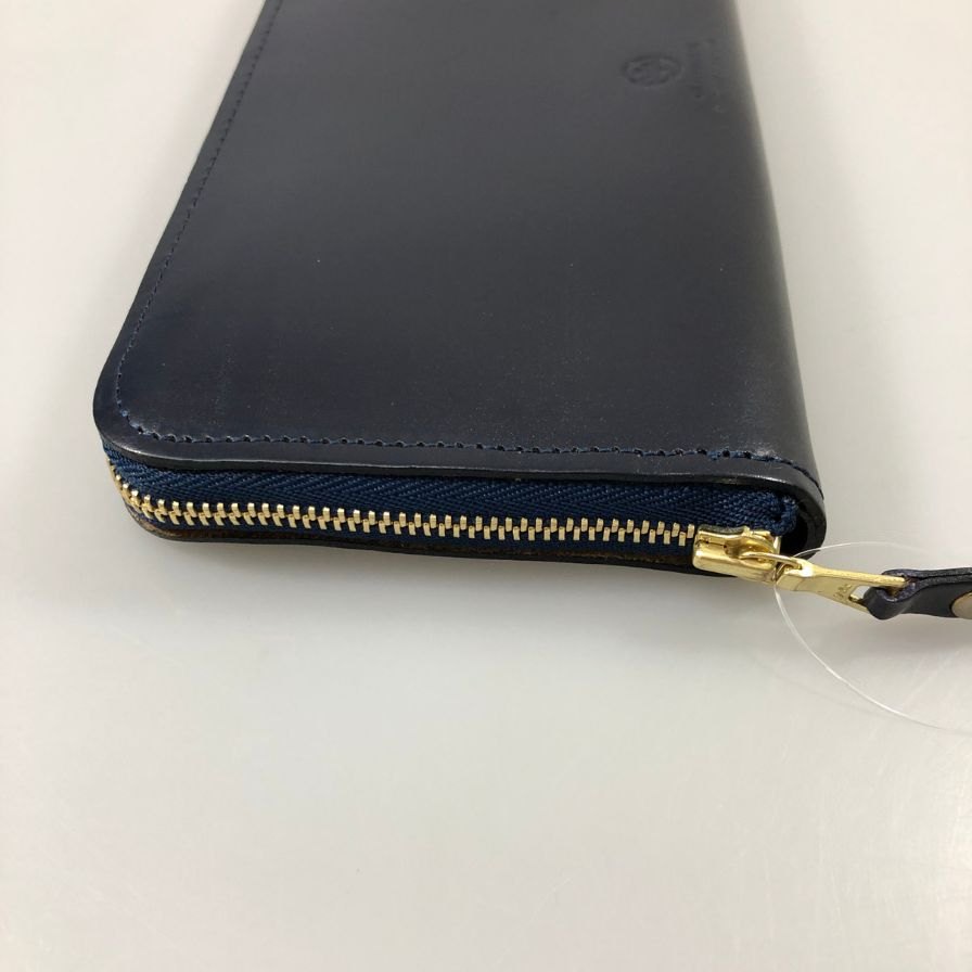 グレンロイヤル 長財布 ラウンドジップ レザー ブラック ゴールド金具 GLENROYAL【AFI1】