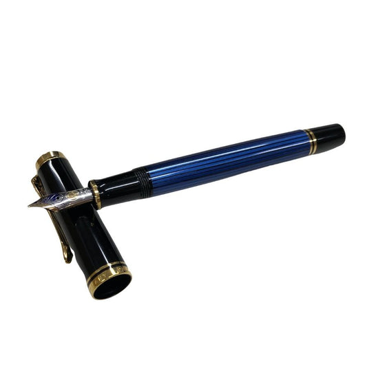 ペリカン 万年筆 スーベレーン 青縞 ブルーストライプ ペン先14C-585 PELIKAN Souveran【AFI9】