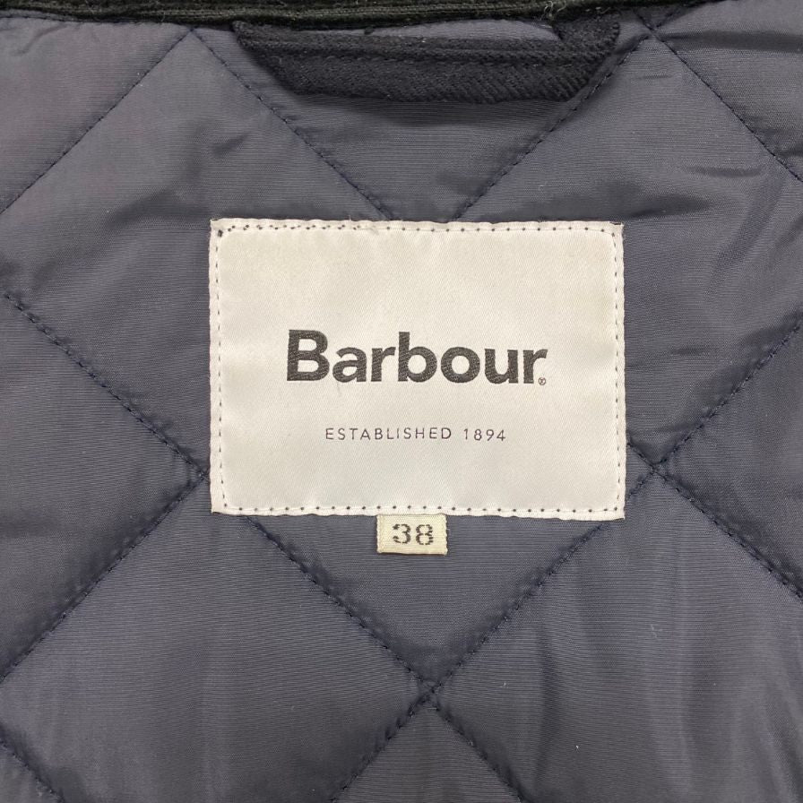 美品◆バブアー キルティング ジャケット ビデイル ネイビー系 メンズ サイズ38 Barbour BEDALE 【AFB1】