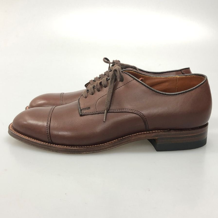 オールデン レザーシューズ N6511 カーフ 外羽根 メンズ ブラウン サイズ6ハーフ ALDEN ビジネスシューズ 約24.5cm【LA】【中古】