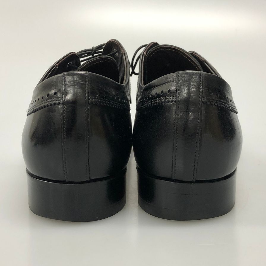 リーガル レザーシューズ 外羽根 K218092 メンズ サイズ26.5 ブラック REGAL 約26.5cm【AFC33】