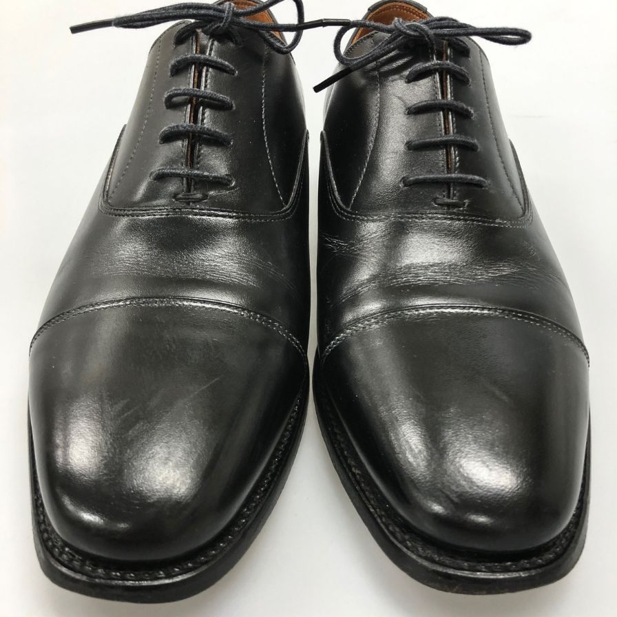 スコッチグレイン レザーシューズ アシュランス ストレートチップ 3526 ブラック メンズ サイズ24EEE SCOTCH GRAIN 約24.0cm【AFC1】