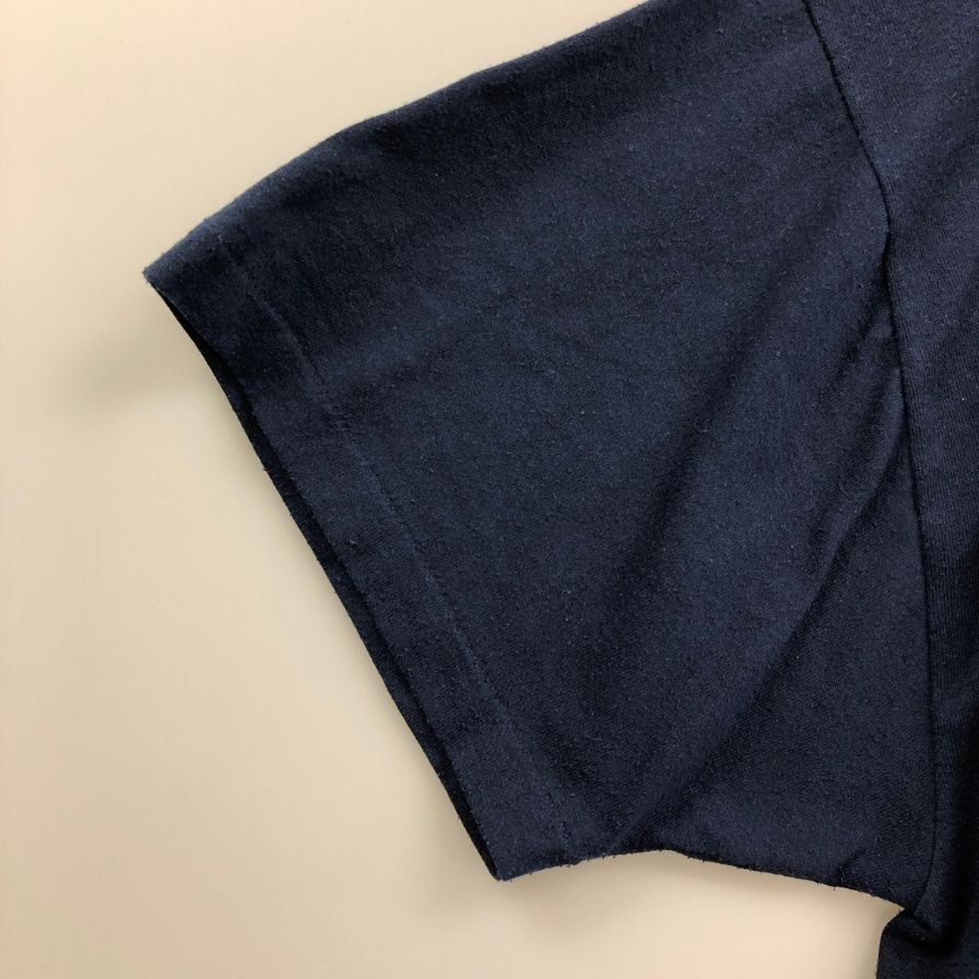 中古◆ラッセル Tシャツ 90年代 コットン USA製 ネイビー メンズ サイズXL Russell 【AFB17】