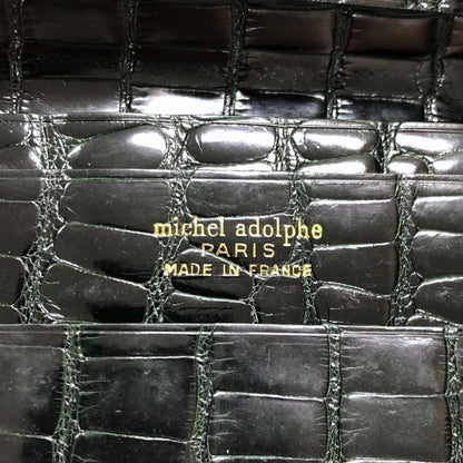 ミッシェル アドルフ クロコダイル 長財布 ブラック Michel Adolphe【AFI11】