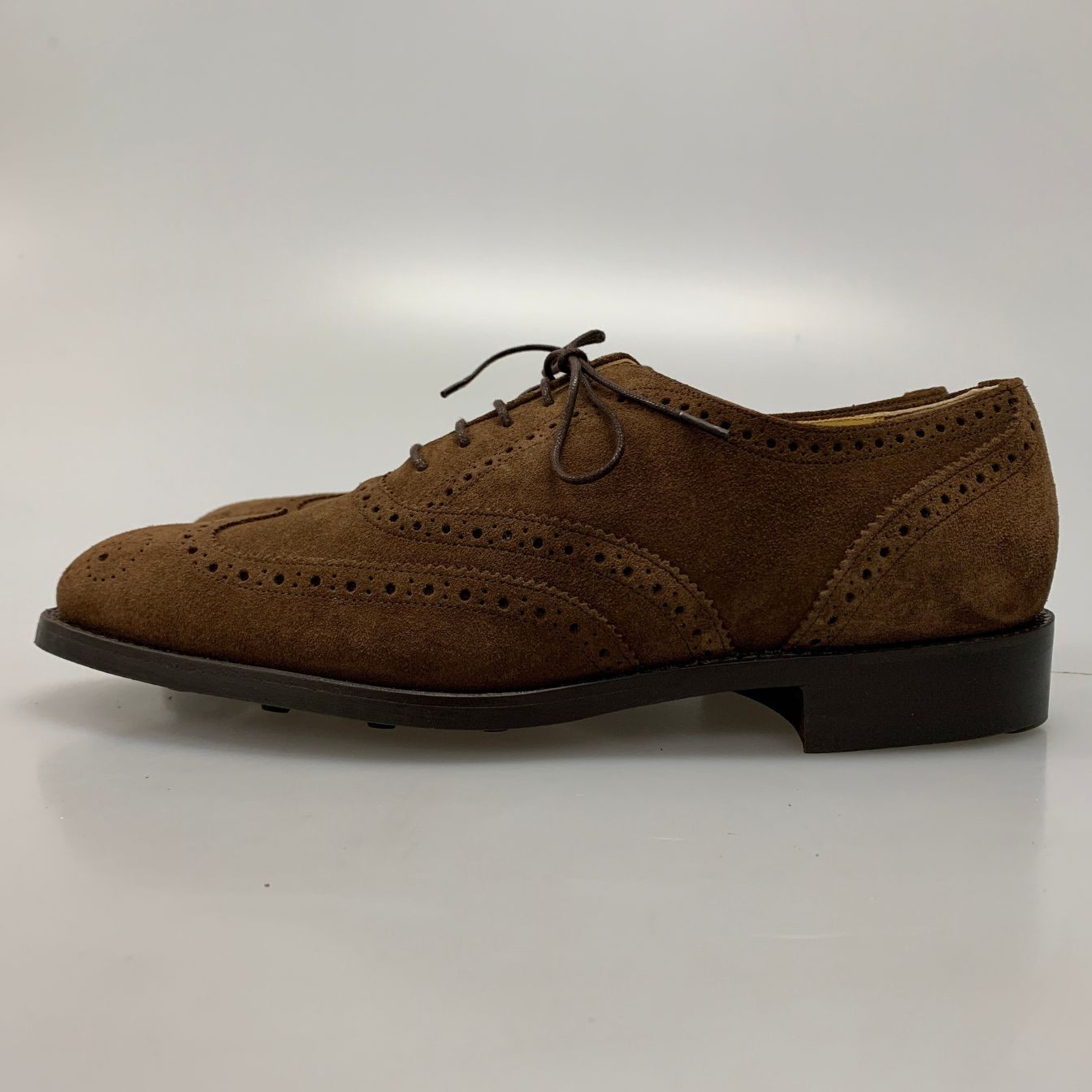 ロイドフットウェア レザーシューズ 2826ER04 ウイングチップ スエード メンズ サイズ8 ブラウン系 Lloyd Footwear 約26.5cm【AFD1】
