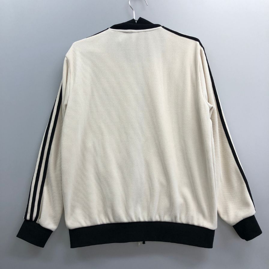 美品◆アディダス アディカラー ワッフル クラシック トラックトップ メンズ サイズL ホワイト adidas 【AFB41】