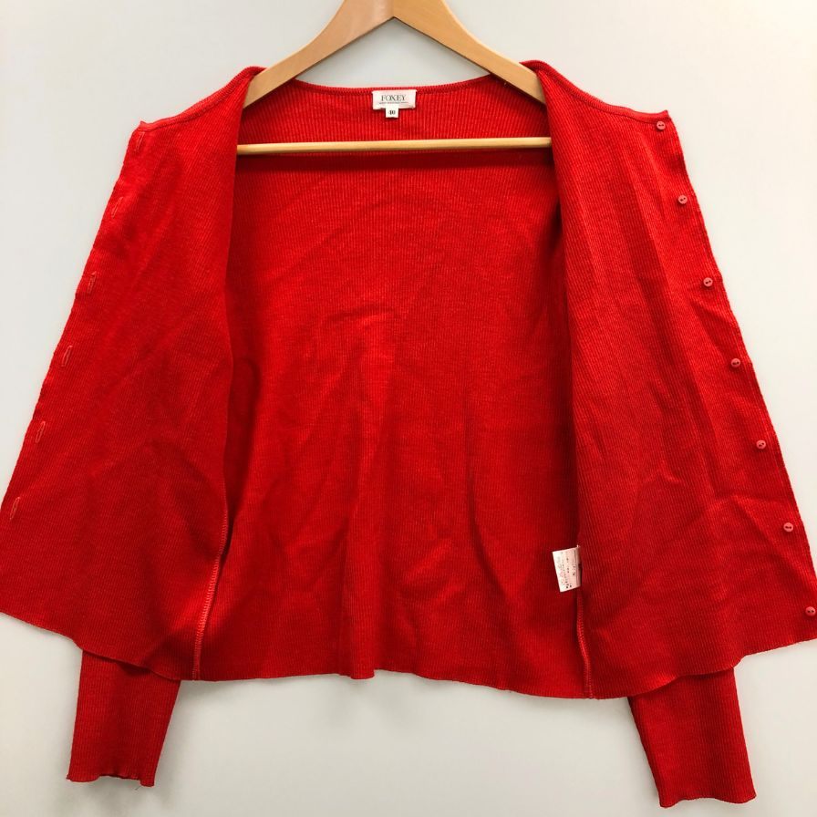 フォクシーブティックカーディガン４０ 美品◇フォクシー ブティック カーディガン カットソー