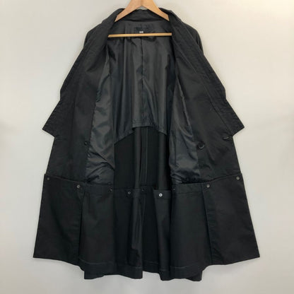 美品◆ハレ 2WAYドッキングコート ダブル ブラック メンズ サイズＭ HARE 【AFB6】