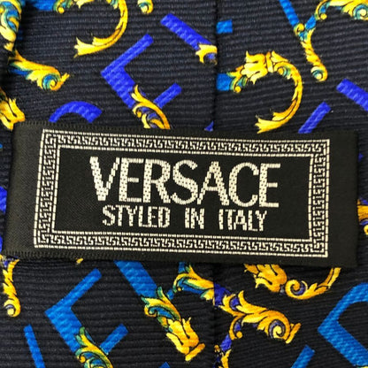【2本セット】 ヴェルサーチ ロゴネクタイ シルク100% VERSACE【AFI10】