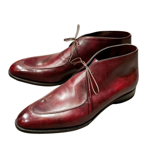 ジョンロブ レザーシューズ フォーウィ 2015イヤーモデル カーフ ブラック UK11E メンズ 革靴 JOHN LOBB FOWEY CALF ビジネスシューズ 約29.5cm【LA】【中古】