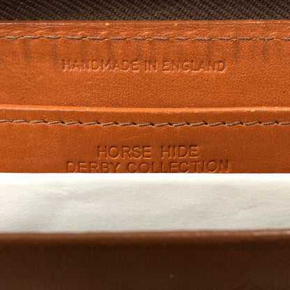 ホワイトハウスコックス ラウンドジップ ロングウォレット ホースハイド ダークブラウン 長財布 Whitehouse Cox【AFB55】