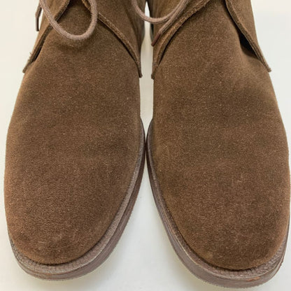 クロケット&ジョーンズ チャッカブーツ スエード ブラウン メンズ サイズ7 CROKETT&JONES CHUKKA ブーツ 約25.5cm【LA】【中古】