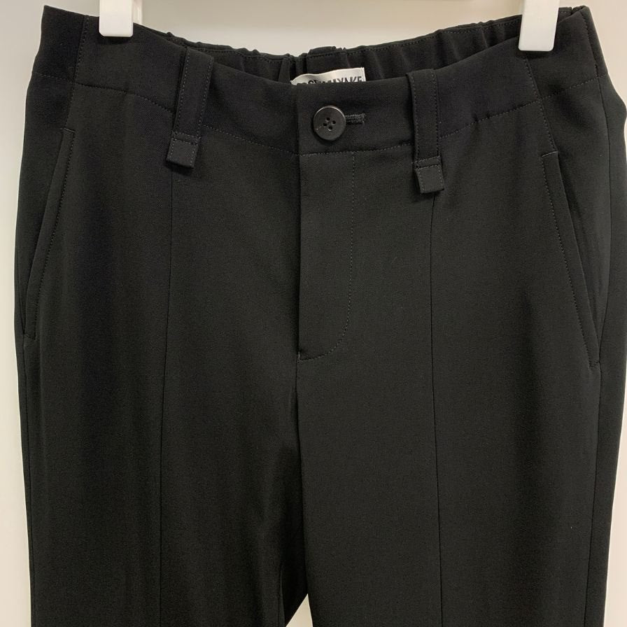 イッセイミヤケ SQUARE ONE PANTS SOLID IM33FF071 ブラック サイズ2 レディース ISSEY MIYAKE 【AFB44】