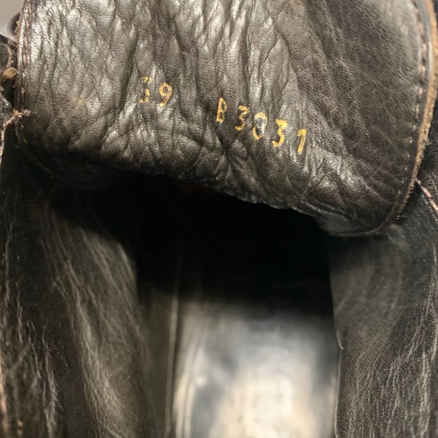 美品◇ブッテロ レースアップブーツ オイルドレザー B3831 サイズ39