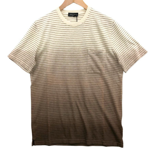 中古◆ロベルトコリーナ クルーネック Tシャツ ブラウングラデ メンズ 48サイズ Roberto Collina 【AFB45】