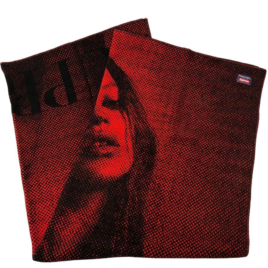 シュプリーム ブランケット ケイト モス USA製 ウール レッド  Kate Moss Blanket Supreme【AFI28】【中古】