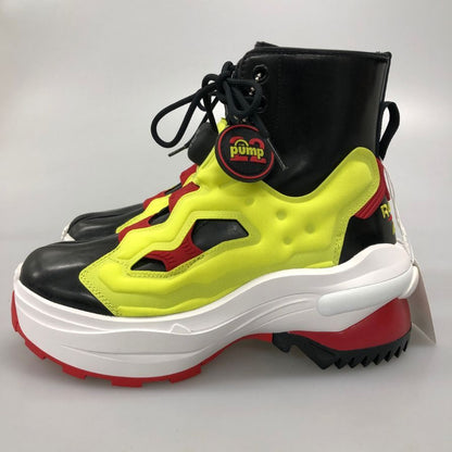 メゾンマルジェラ リーボック スニーカー Tabi Instapump Fury Hi S34WU0023 イエロー系 レディース サイズ39 Maison Margiela Reebok 約25.5cm【AFD15-2】