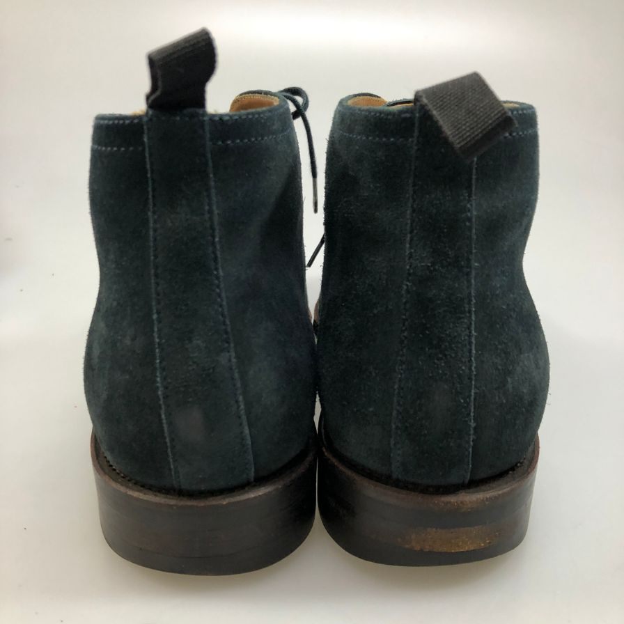 カルミナ  チャッカブーツ スエード メンズ  ネイビー サイズUK6.5 Carmina 約25.0cm【AFD9】