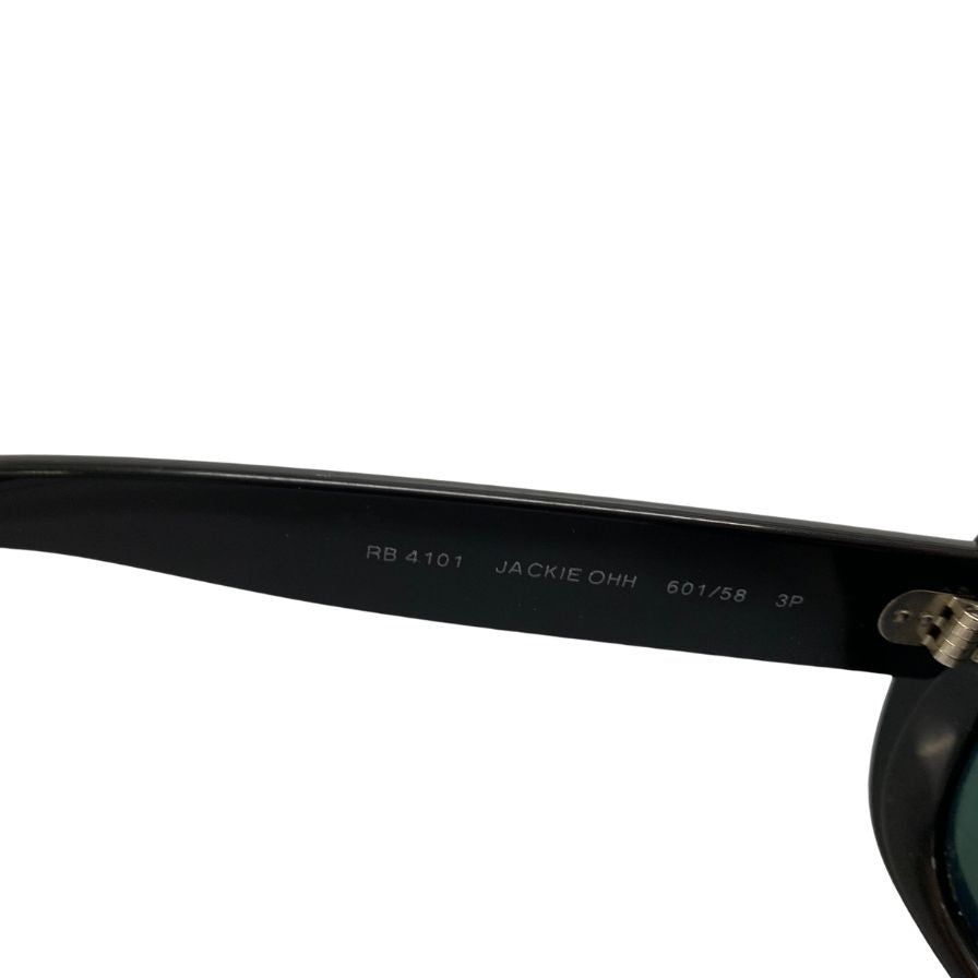 中古◆レイバン サングラス ジャッキー オー 偏光レンズ ブラック メンズ RB 4101 601/58 3P Ray-Ban JACKIE OHH【AFI8】