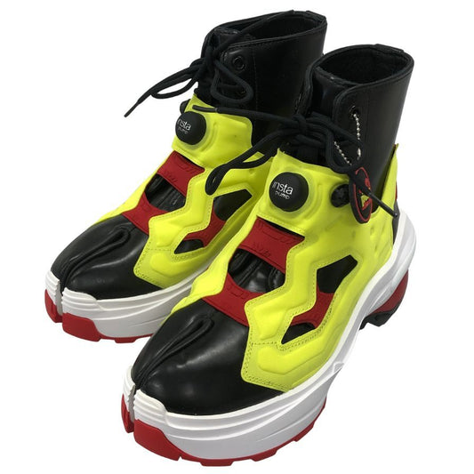 メゾンマルジェラ リーボック スニーカー Tabi Instapump Fury Hi S34WU0024 イエロー系 レディース サイズ41 Maison Margiela Reebok 約26.0cm【AFD7】