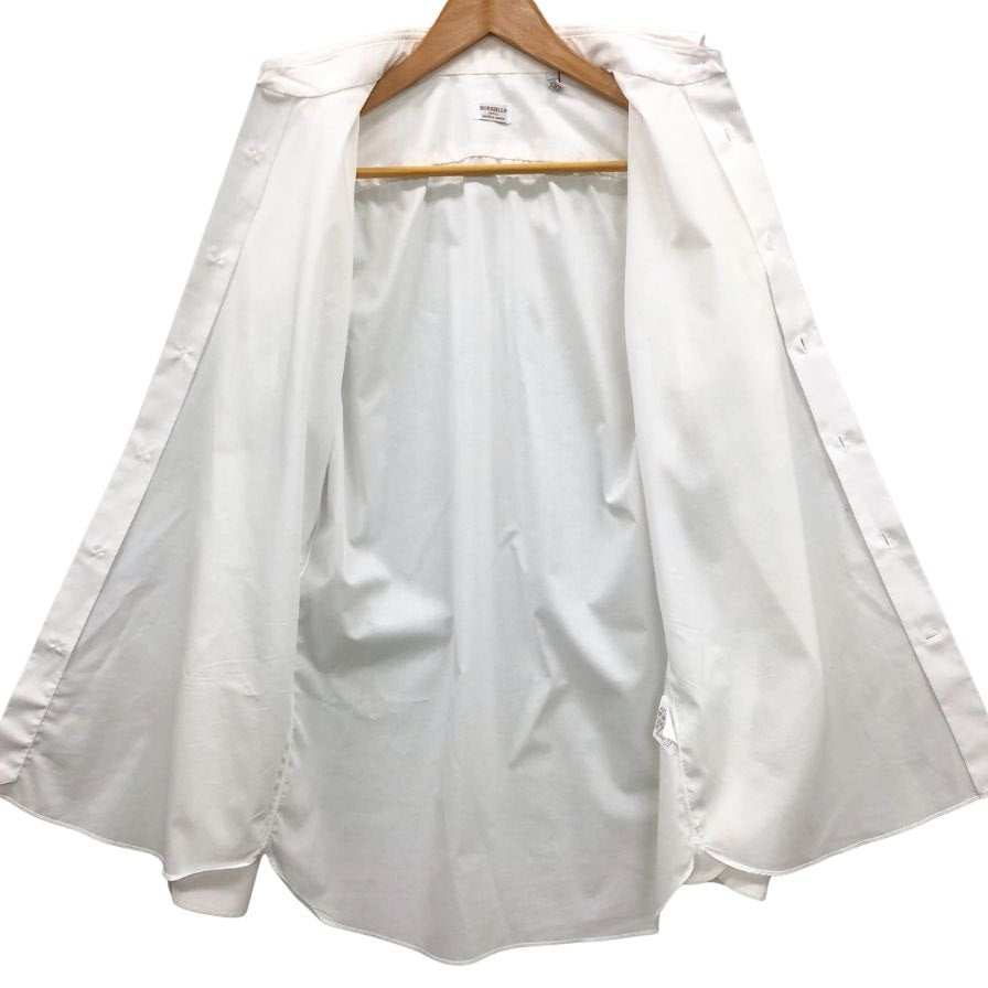 美品◆ボリエッロ シャツ ワイシャツ ホワイト サイズ15/38 メンズ BORRIELLO 【AFB25】