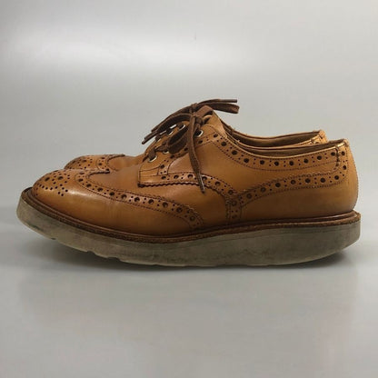 トリッカーズ バートン 321 M5633 ウィングチップ カーフ ライトブラウン UK6 メンズ Tricker’s 約25.0cm【AFC48】